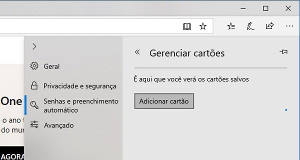 怎么防止Windows 10 Edge浏览器保存信用卡数据