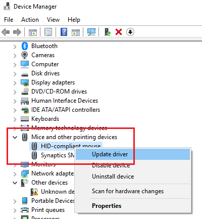 如何排除在Windows 10中鼠标中键不工作的故障