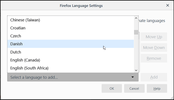 怎么在Windows 10中更改Chrome或Firefox浏览器的用户界面语言