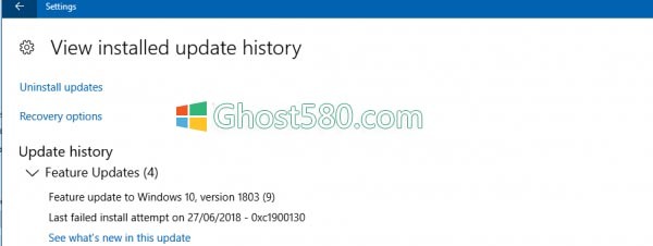 修复Windows 10上的Windows Update错误0xc1900130