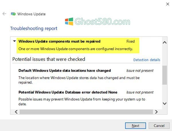 Windows 10上怎么修复Windows Update组件错误