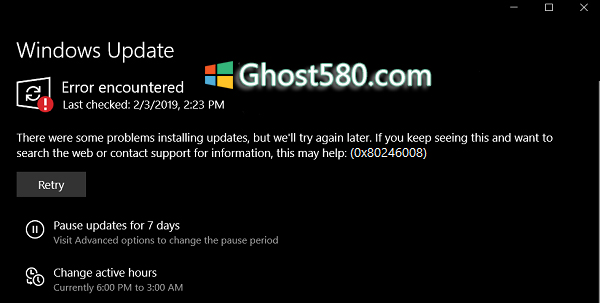 怎么修复Windows 10中的Windows Update错误0x80246008