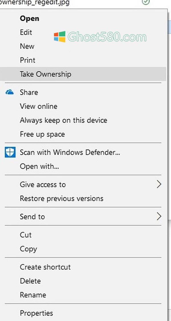 怎么使用注册表编辑将文件所有权添加到Windows 10资源管理器