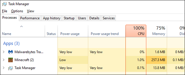 怎么在Windows 10的任務(wù)管理器中查看電源使用情況