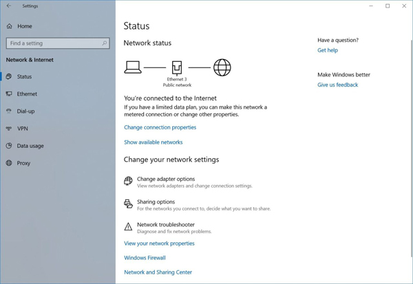 Windows 10中怎么更改公用网络配置文件