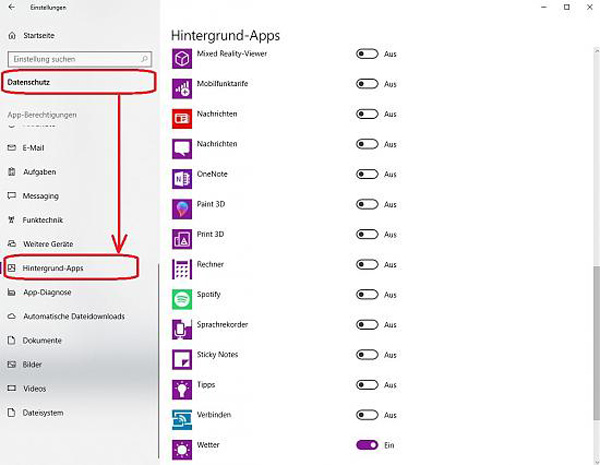 Windows 10怎么通過停用后臺(tái)應(yīng)用程序來節(jié)省資源