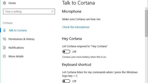 怎么禁用Cortana关闭windows 10的语音助手