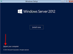 Windows Server 2012怎么进行系统映像还原