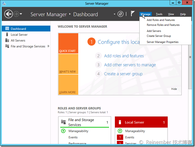 Windows Server 2012服务器管理器该如何分析