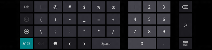 微软Windows 8虚拟键盘设计的示例分析