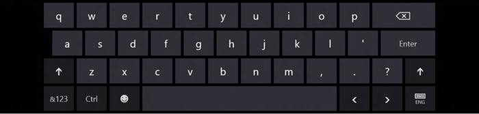 微軟Windows 8虛擬鍵盤設計的示例分析