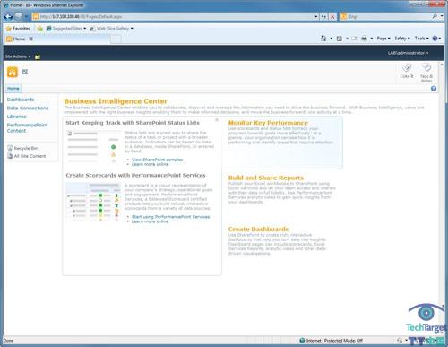 在SharePoint 2010中如何设置模板BI站点