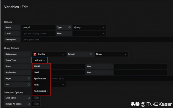 Zabbix 5.2中如何使用Grafana变量