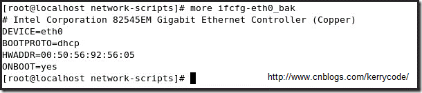 Linux備份ifcfg-eth0文件導(dǎo)致的網(wǎng)絡(luò)故障怎么辦