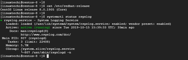CentOS8中怎么配置Rsyslog服务器