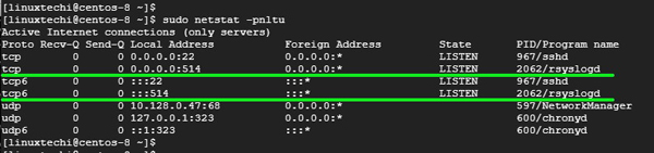 CentOS8中怎么配置Rsyslog服务器