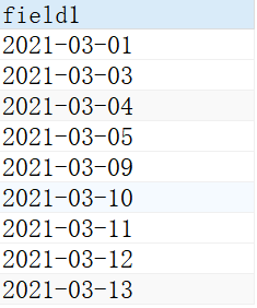 用SQL只统计工作日数据的方法步骤