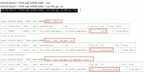 MySQL中怎么实现索引优化