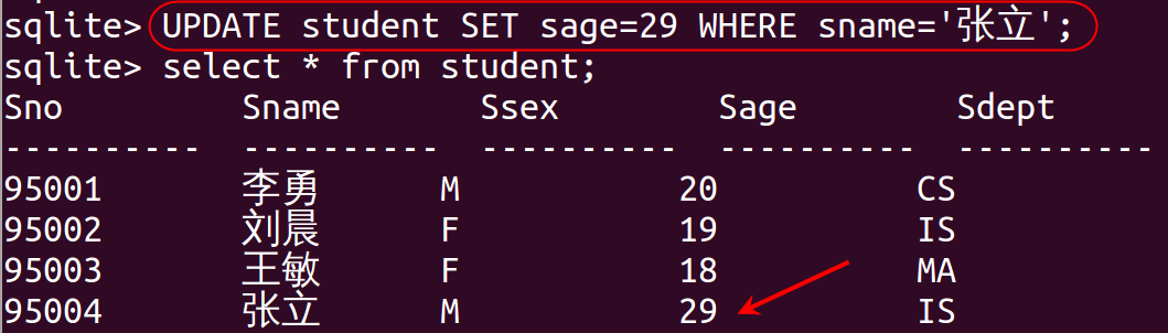 嵌入式数据库Sqlite3之如何使用基本的命令操作