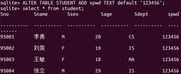 嵌入式数据库Sqlite3之如何使用基本的命令操作