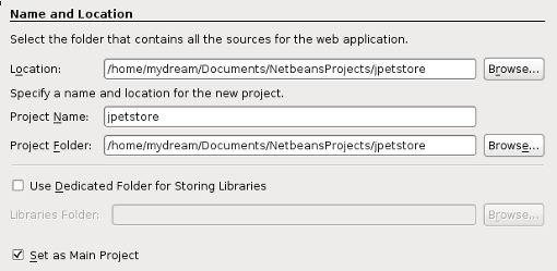 如何将JPetStore导入NetBeans 6.5.1