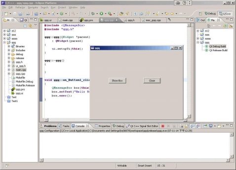 Eclipse+MinGW+Qt开发环境设置方法