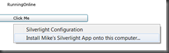 在浏览器外如何运行Silverlight应用