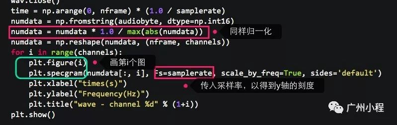 python如何绘制音频的语谱图