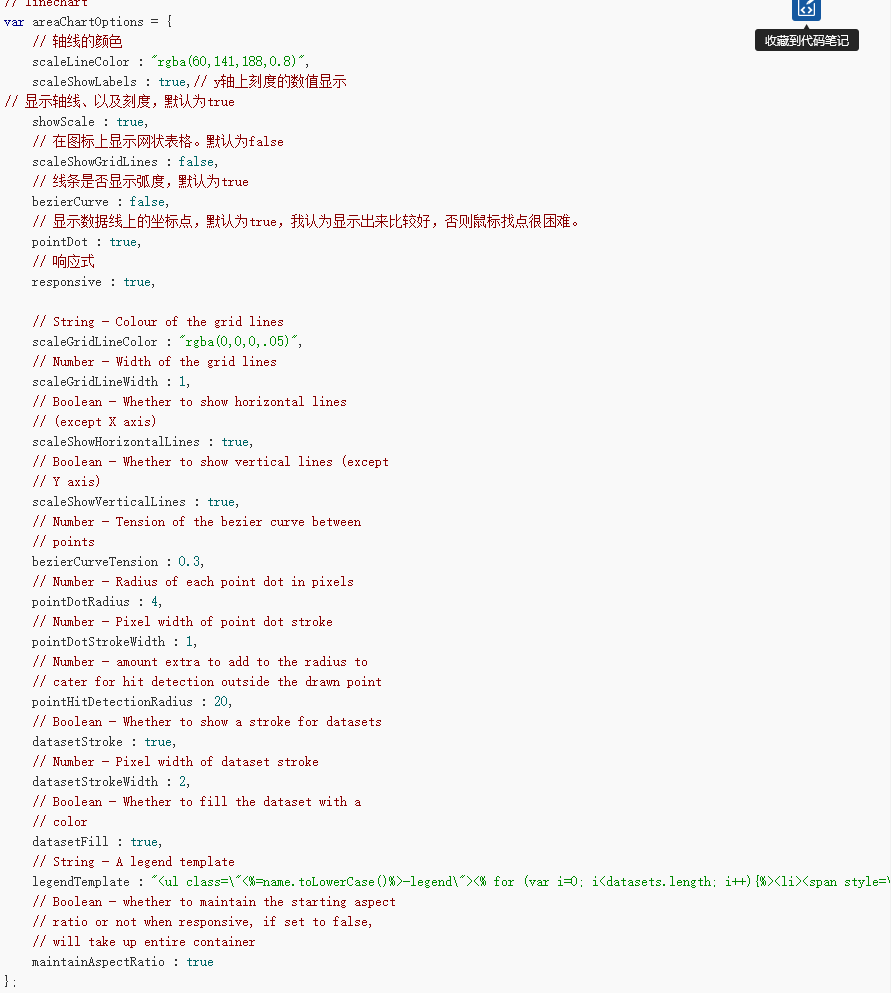 Line chart的使用及必要参数是什么