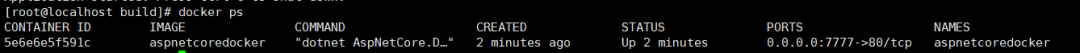 Docker中怎么运行ASP.NET Core 2.1