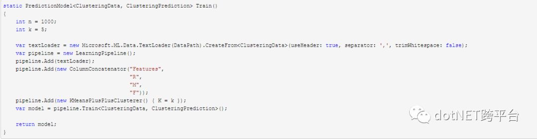 如何使用ML.NET实现基于RFM模型的客户价值分析