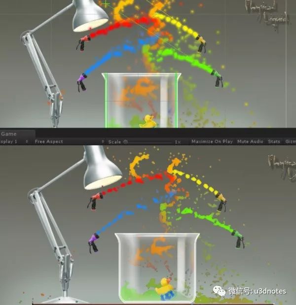 Unity如何做流體物理的幾個輪子