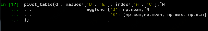 Python中怎么使用 pivot_table()實(shí)現(xiàn)數(shù)據(jù)透視功能