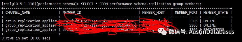 MGR MYSQL集群崩溃的修复方法