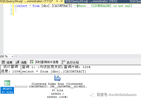 SQL SERVER  SQL 语句优化的示例分析