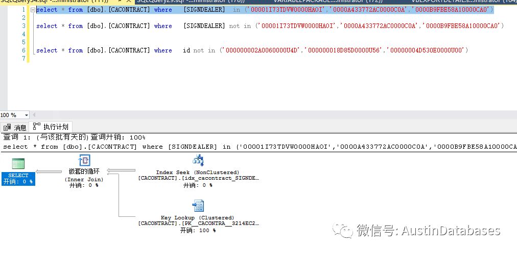 SQL SERVER  SQL 语句优化的示例分析