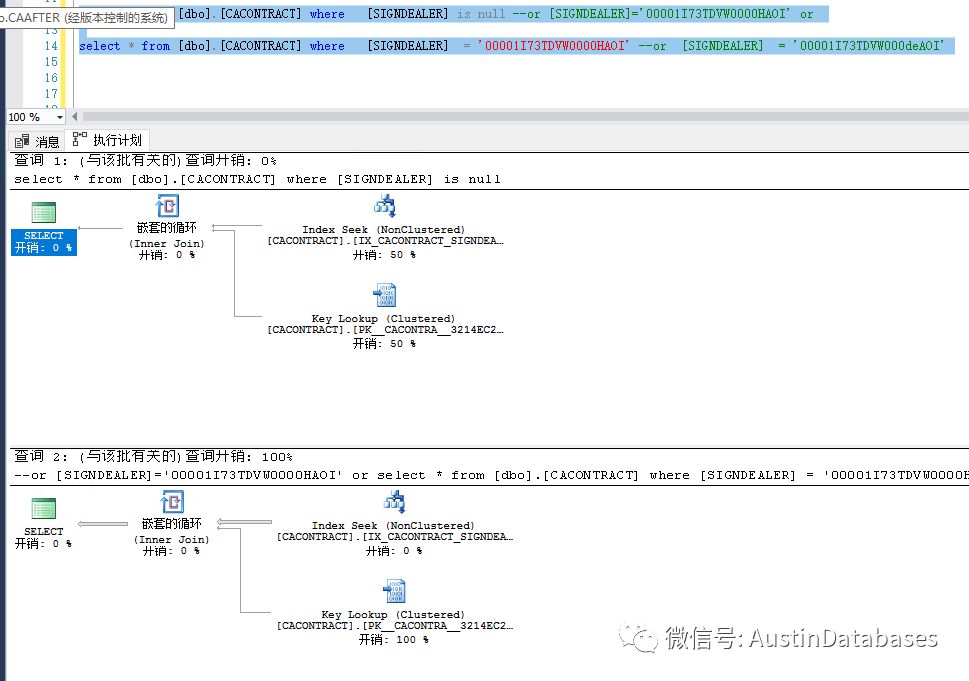 SQL SERVER  SQL 语句优化的示例分析