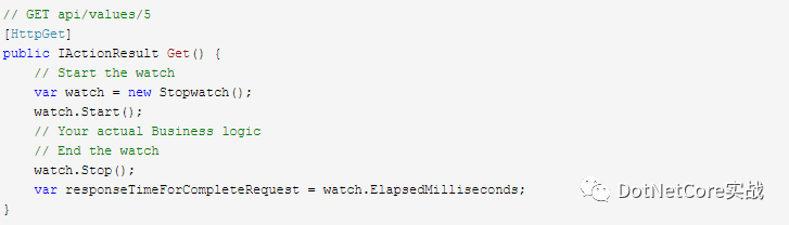 怎么测量并报告ASP.NET Core Web API请求的响应时间