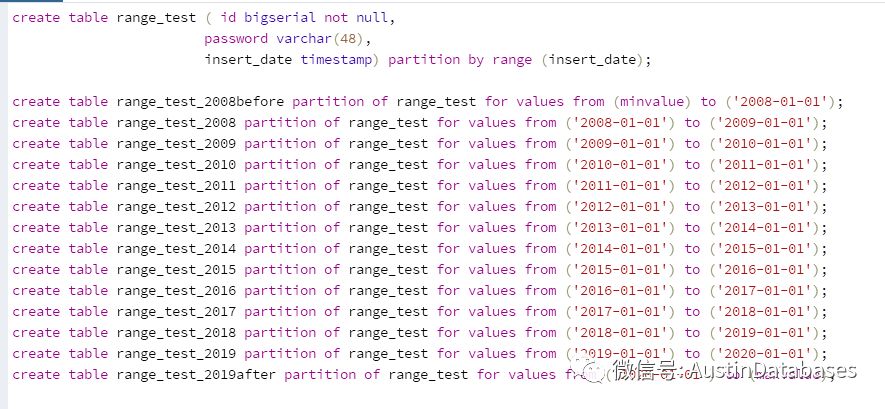 PostgreSQL 分区表怎么解析