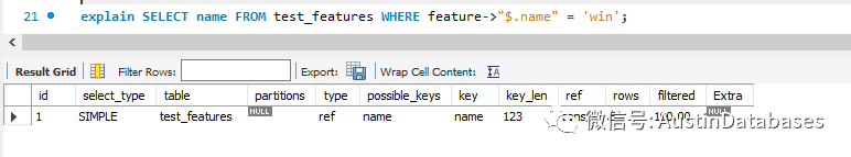 MYSQL JSON的用法介绍