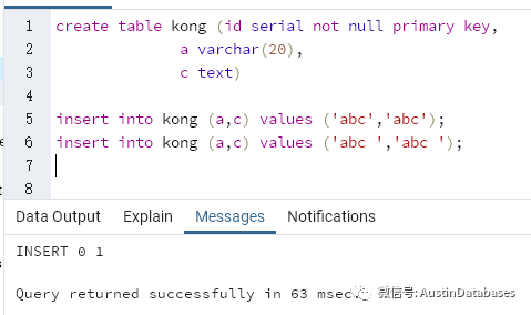 SQL SERVER 空格的坑”以及PostgreSQL類似的坑如何避開