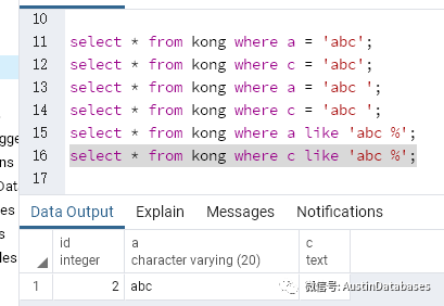 SQL SERVER 空格的坑”以及PostgreSQL类似的坑如何避开