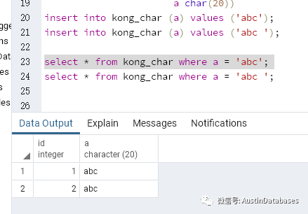 SQL SERVER 空格的坑”以及PostgreSQL类似的坑如何避开