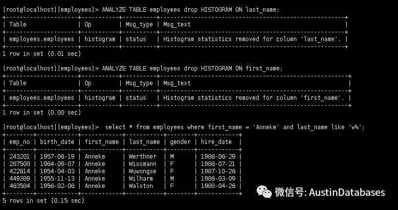 MYSQL 8 Histogram statistics 直方图是什么样的