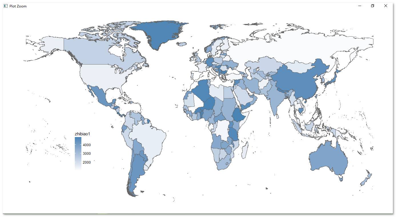 R語言數(shù)據(jù)地圖中的全球填色地圖是怎樣的