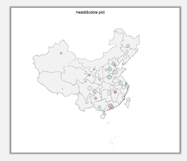 R语言可视化实现地图与气泡图的绘制