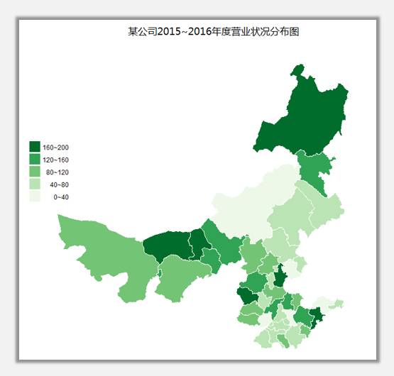 R语言可视化实现数据地图离散百分比填充