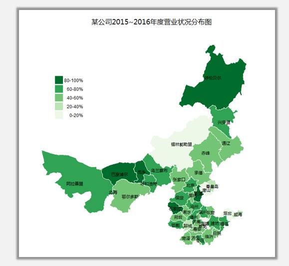 R语言可视化实现数据地图离散百分比填充