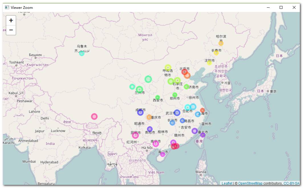 leaflet散点地图实例分析