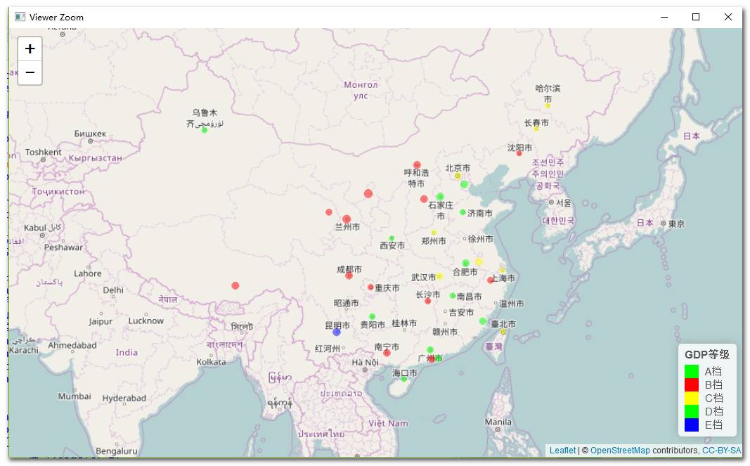 leaflet散点地图实例分析